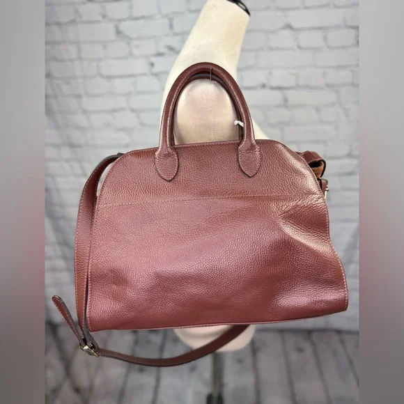 Anna Paola Riva Italian Leather Satchel - Picture 2 of 10